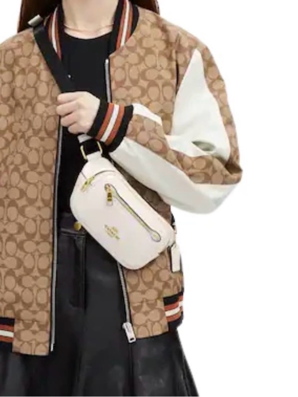 Coach Mini White Belt Bag